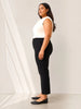 Universal Standard Universal Standard Cotton Stretch Twill Chino Pants in Black - Bottom | Queen Anna House of Fashion Women's Luxury Fashion