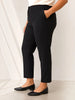 Universal Standard Universal Standard Cotton Stretch Twill Chino Pants in Black - Bottom | Queen Anna House of Fashion Women's Luxury Fashion