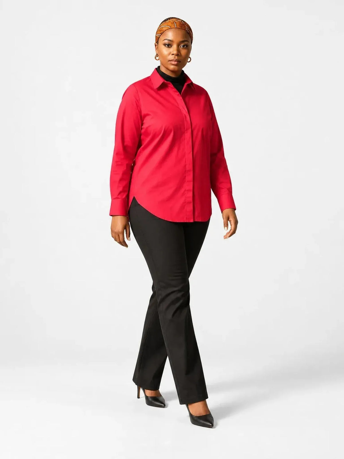 Universal Standard Universal Standard Elbe Stretch Poplin Shirt in 2-4 (3XS) - Top | Queen Anna House of Fashion Women's Luxury Fashion