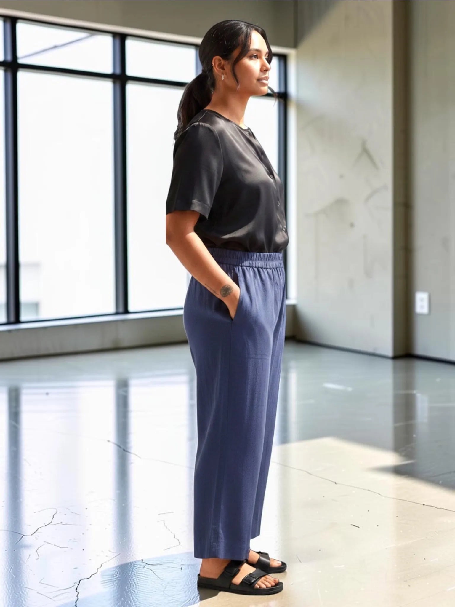 Universal Standard Universal Standard Iris Linen Pants in 2-4 (3XS) - Bottom | Queen Anna House of Fashion Women's Luxury Fashion
