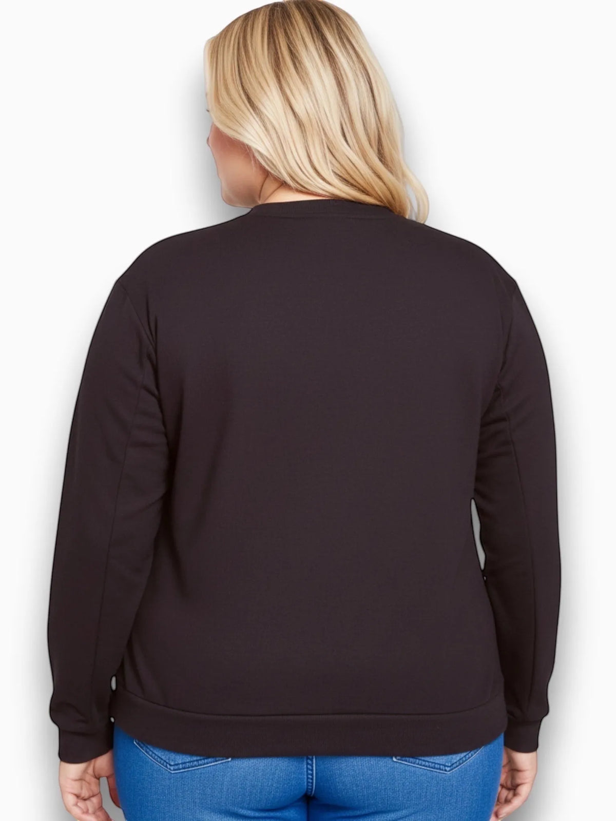 Universal Standard Universal Standard Meridian Zip Pullover in Black - Top | Queen Anna House of Fashion Women's Luxury Fashion
