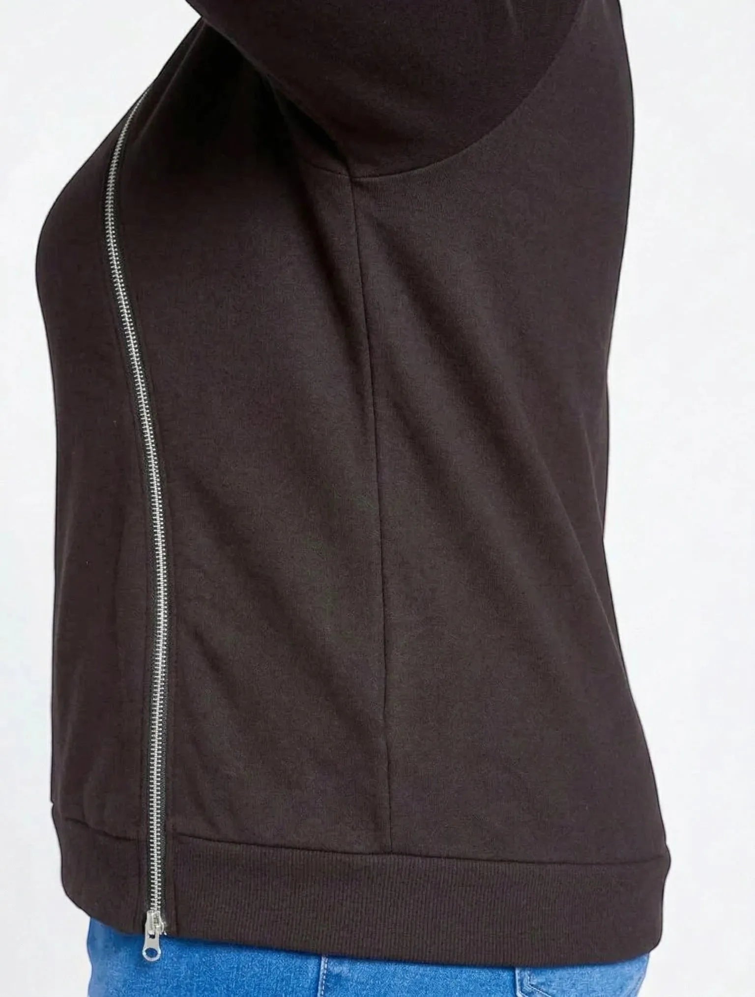 Universal Standard Universal Standard Meridian Zip Pullover in Black - Top | Queen Anna House of Fashion Women's Luxury Fashion