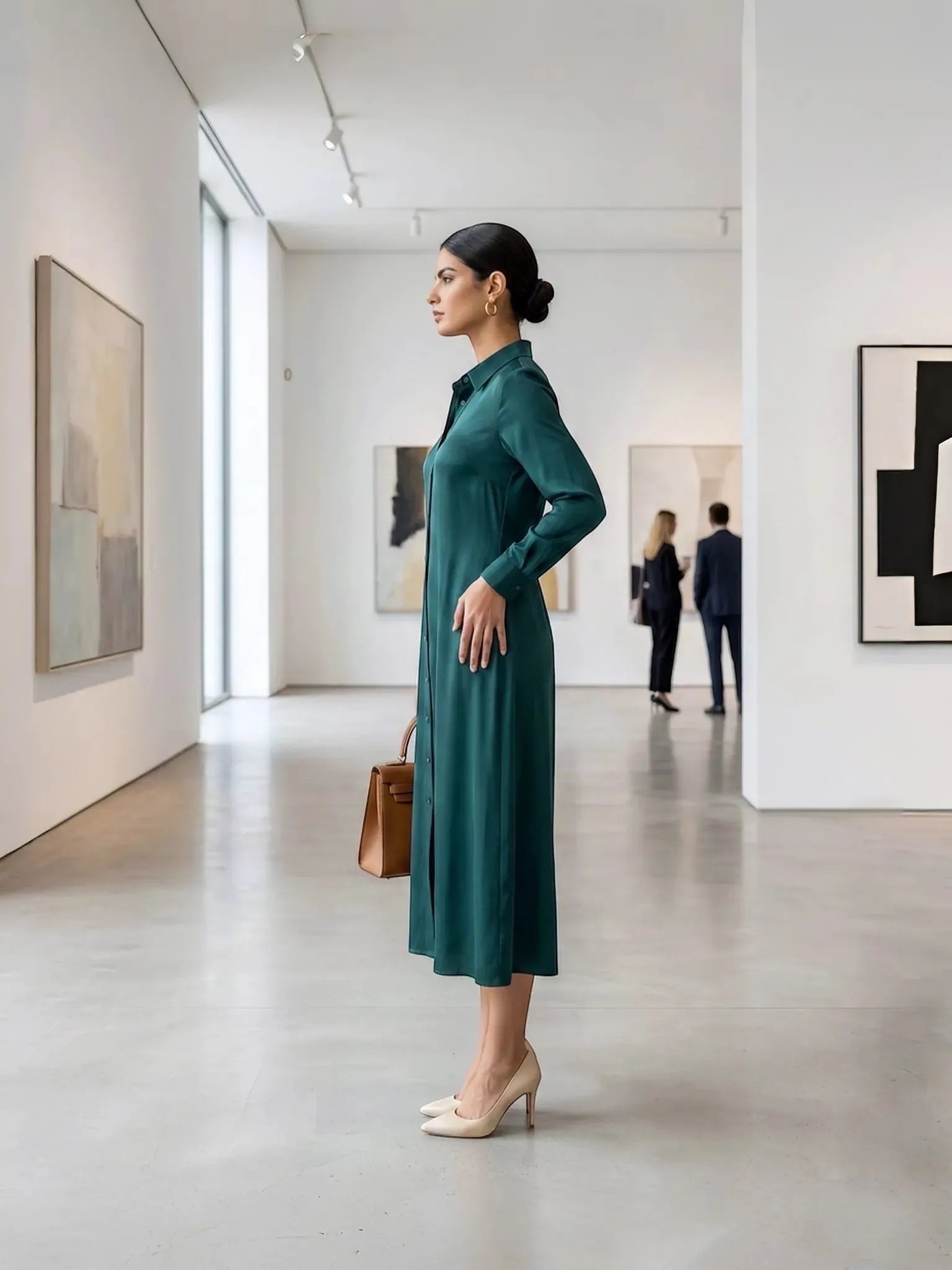 Universal Standard Universal Standard Sally Liquid Jersey Shirt Dress in 10-12 (XS) - Dress | Queen Anna House of Fashion Women's Luxury Fashion