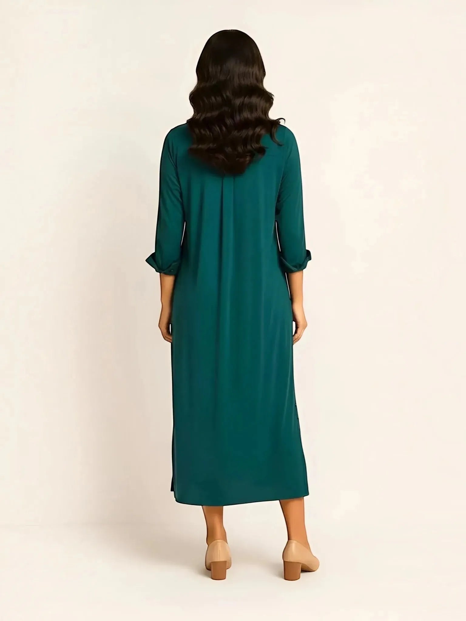 Universal Standard Universal Standard Sally Liquid Jersey Shirt Dress in 10-12 (XS) - Dress | Queen Anna House of Fashion Women's Luxury Fashion