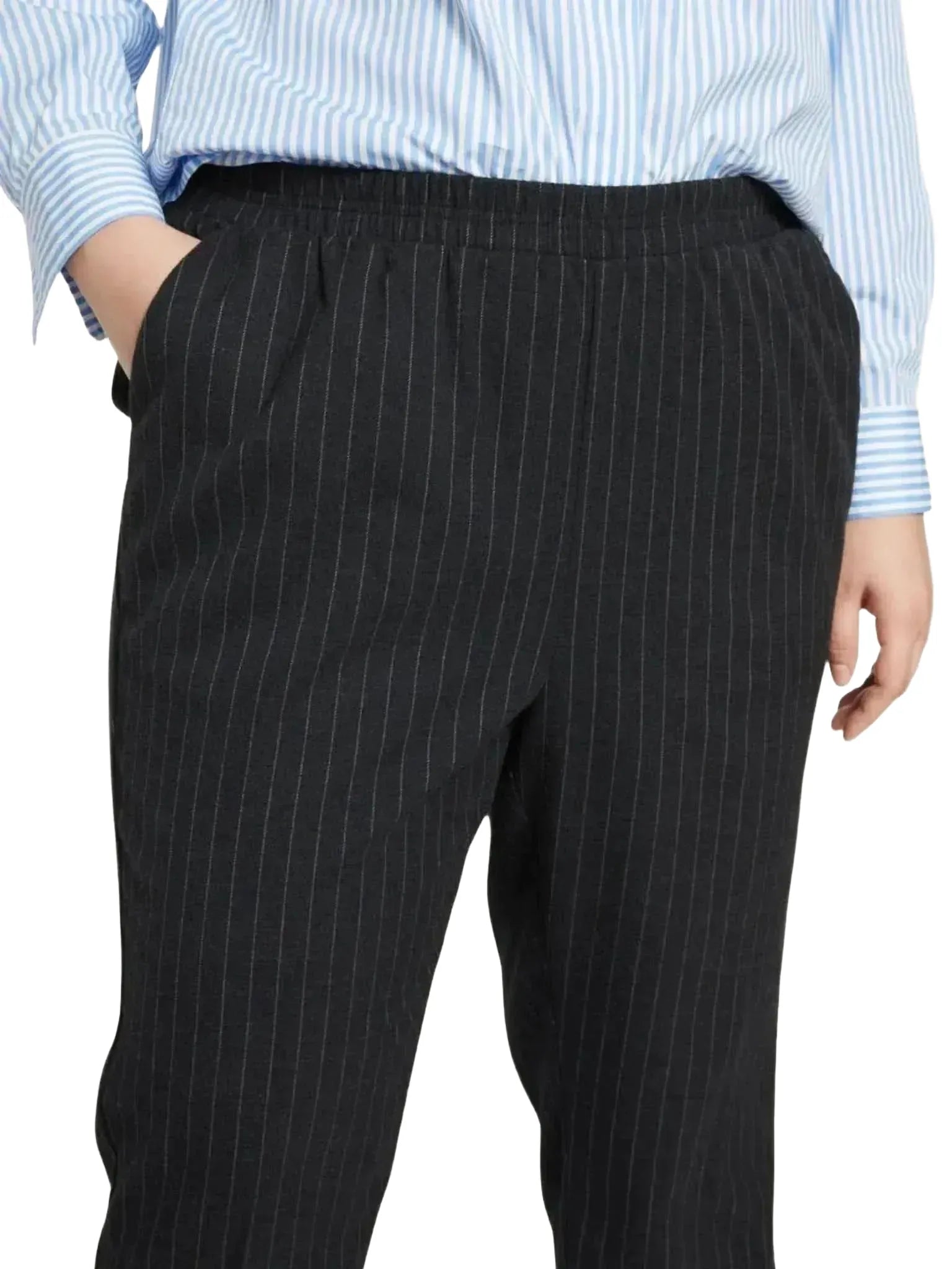 Universal Standard The Pinstripe Pant-Universal Standard-Queen Anna House of Fashion