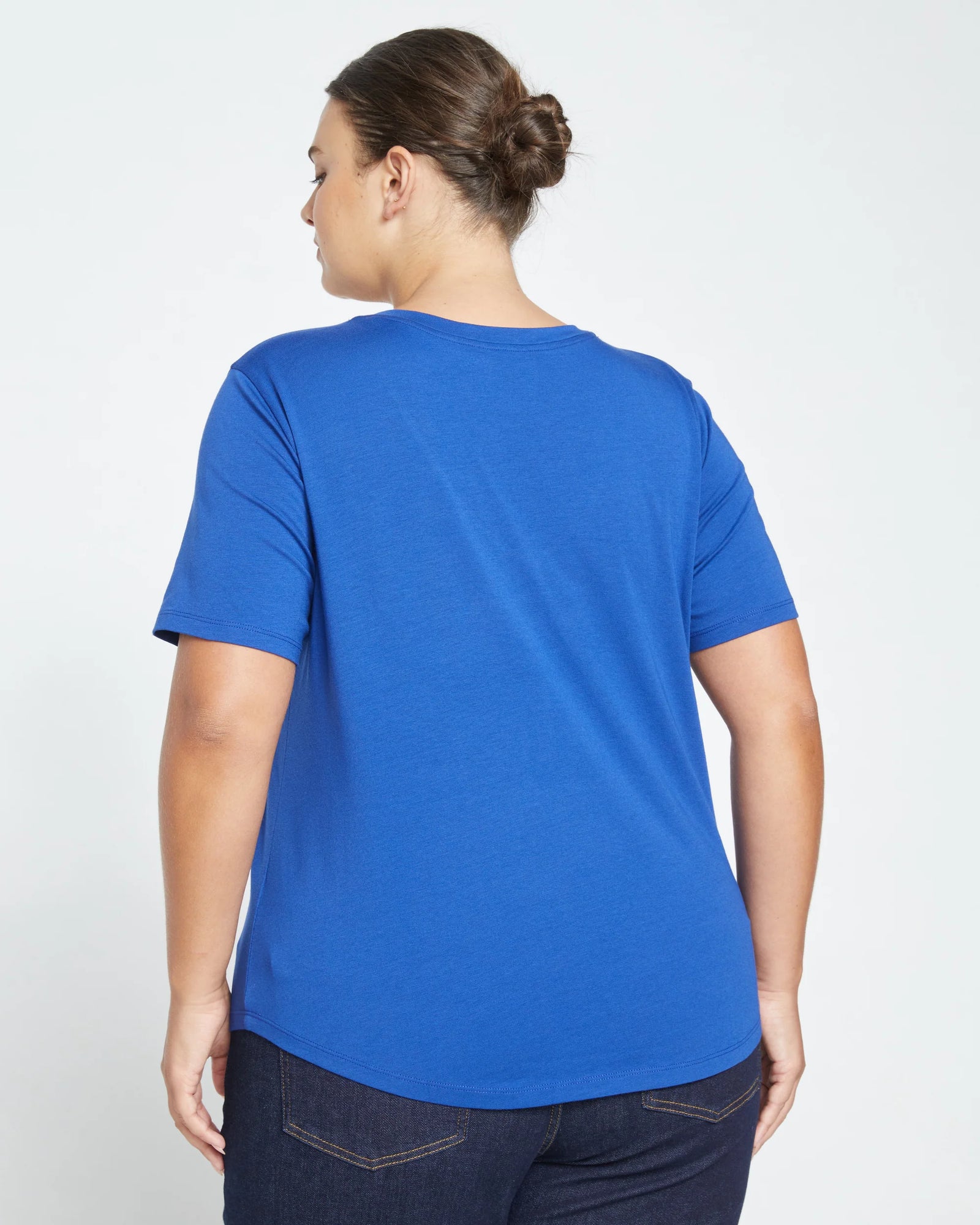 Universal Standard Short Sleeve V Neck Tee