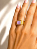 WILYMI Jewelry WILYMI Jewelry Amethyst Square Ring in Adjustable - Jewelry | Queen Anna House of Fashion Women's Luxury Fashion