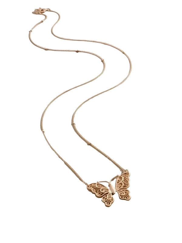 WILYMI Jewelry Co LIMITLESS Lace Butterfly Sparkling Necklace-WILYMI Jewelry Co-Queen Anna House of Fashion