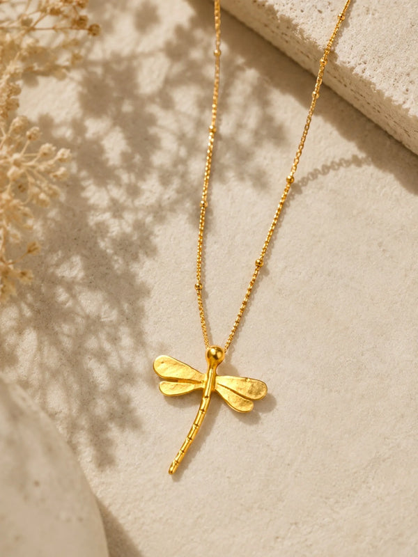 WILYMI Jewelry WILYMI Jewelry Co Limitless Mini Dragonfly Necklace in Gold - Jewelry | Queen Anna House of Fashion Women's Luxury Fashion
