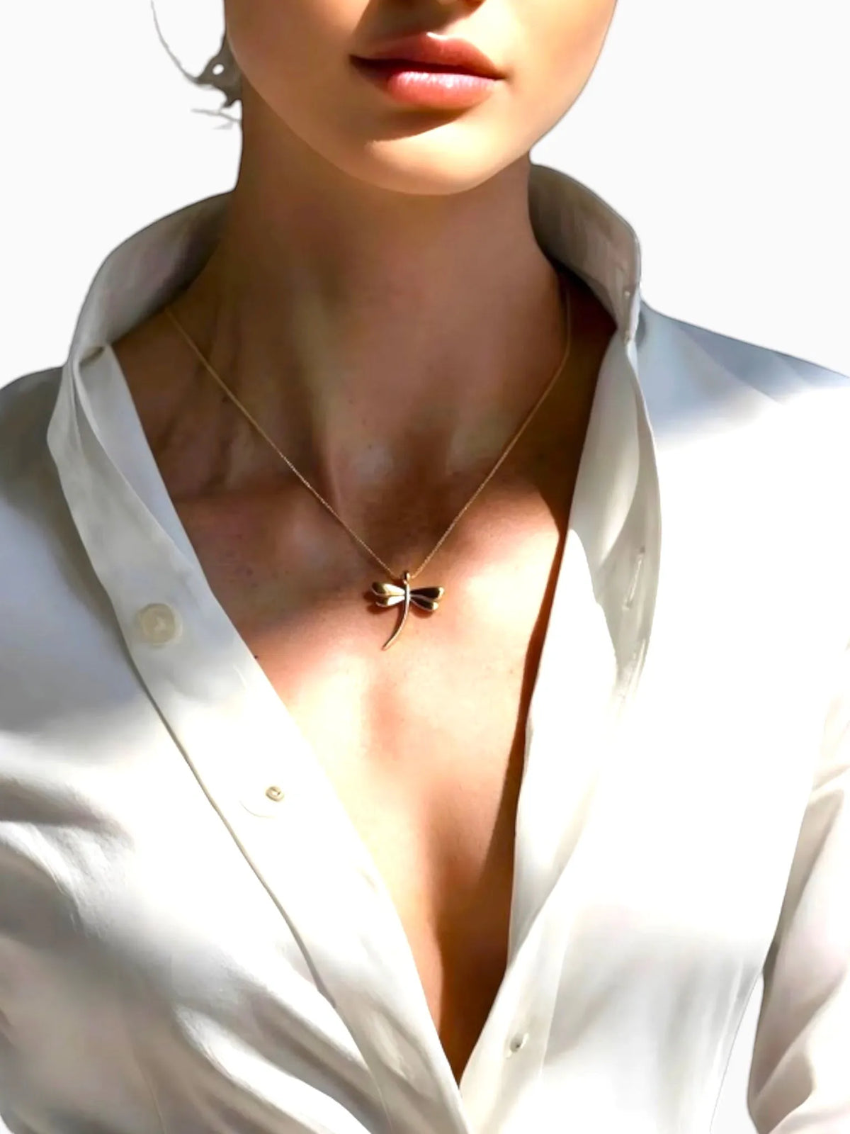 WILYMI Jewelry WILYMI Jewelry Co Limitless Mini Dragonfly Necklace in Gold - Jewelry | Queen Anna House of Fashion Women's Luxury Fashion