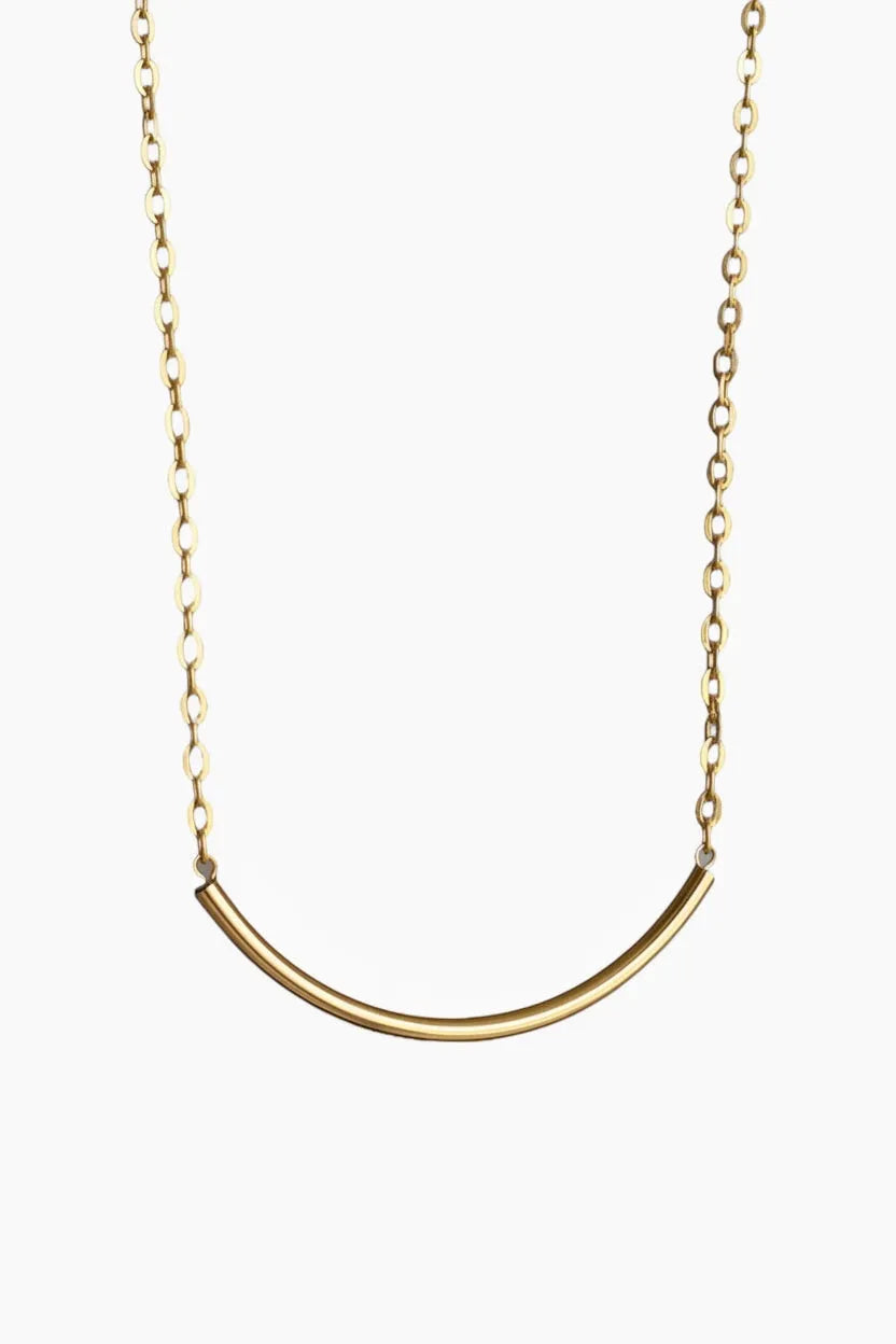 WILYMI Jewelry WILYMI Jewelry Co PRESENCE Armour Tube Necklace in Gold - Jewelry | Queen Anna House of Fashion Women's Luxury Fashion