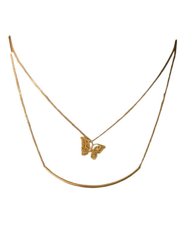 WILYMI Jewelry Co PRESENCE Armour Tube Necklace-WILYMI Jewelry Co-Queen Anna House of Fashion