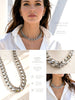 WILYMI Jewelry WILYMI Jewelry Co X Cuban Collar Necklace in Silver - Jewelry | Queen Anna House of Fashion Women's Luxury Fashion