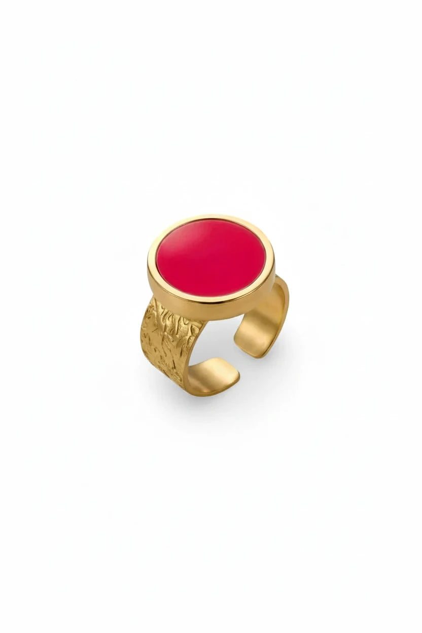 WILYMI Jewelry WILYMI Jewelry Coral Ring in Coral - Jewelry | Queen Anna House of Fashion Women's Luxury Fashion