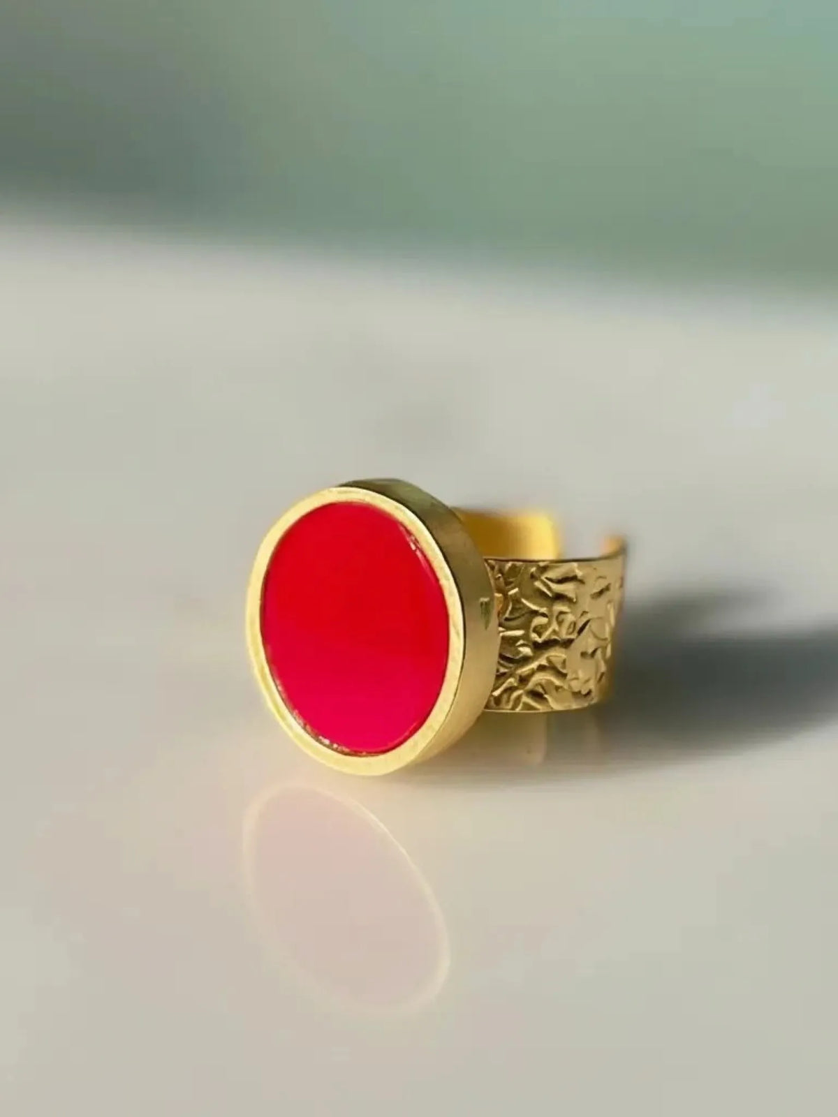 WILYMI Jewelry WILYMI Jewelry Coral Ring in Coral - Jewelry | Queen Anna House of Fashion Women's Luxury Fashion