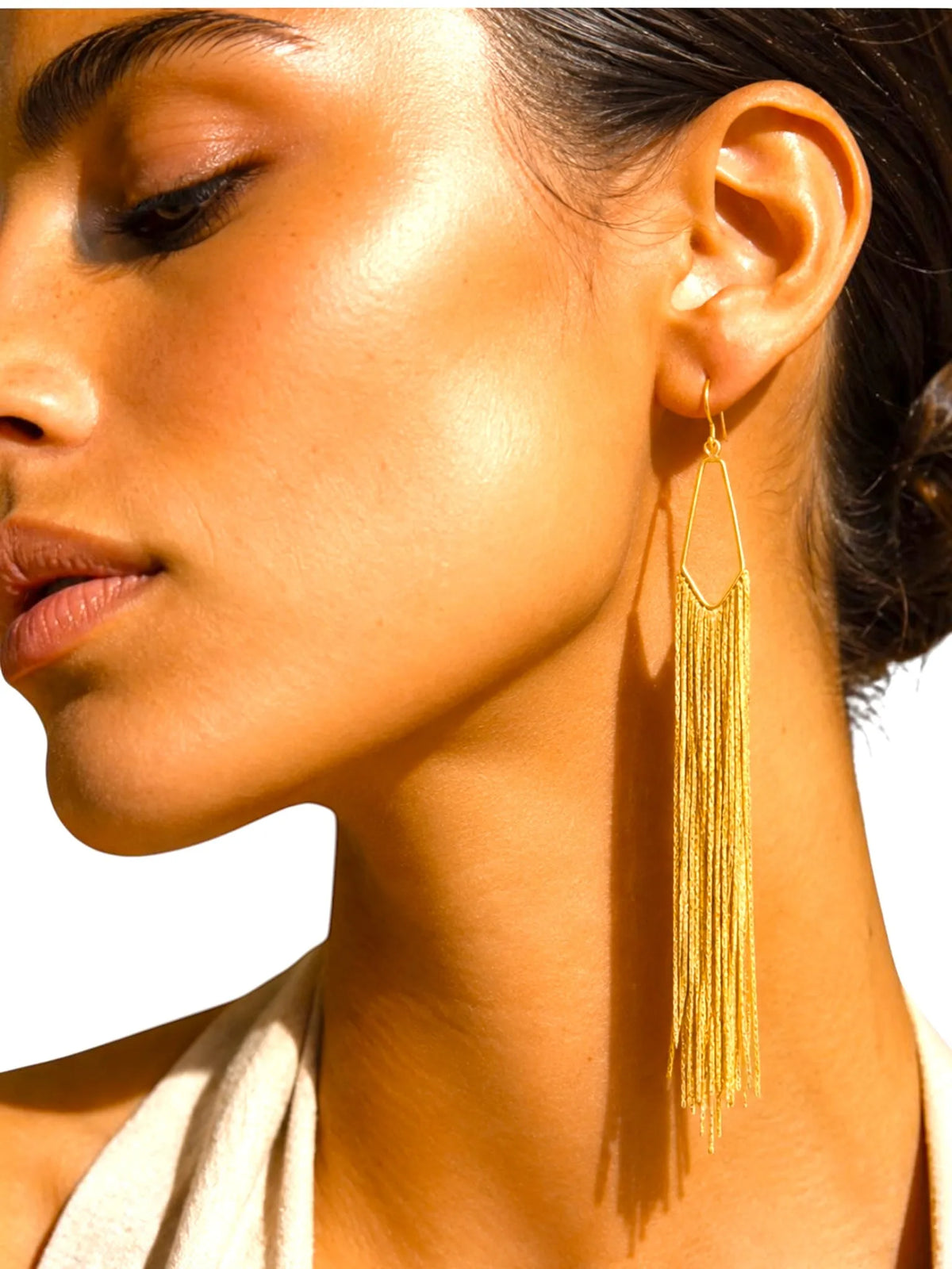 WILYMI Jewelry WILYMI Jewelry Fringe Earrings in Gold - Jewelry | Queen Anna House of Fashion Women's Luxury Fashion