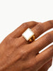 WILYMI Jewelry WILYMI Jewelry Mother of Pearl Square Ring in Adjustable - Jewelry | Queen Anna House of Fashion Women's Luxury Fashion
