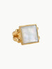 WILYMI Jewelry WILYMI Jewelry Mother of Pearl Square Ring in Adjustable - Jewelry | Queen Anna House of Fashion Women's Luxury Fashion