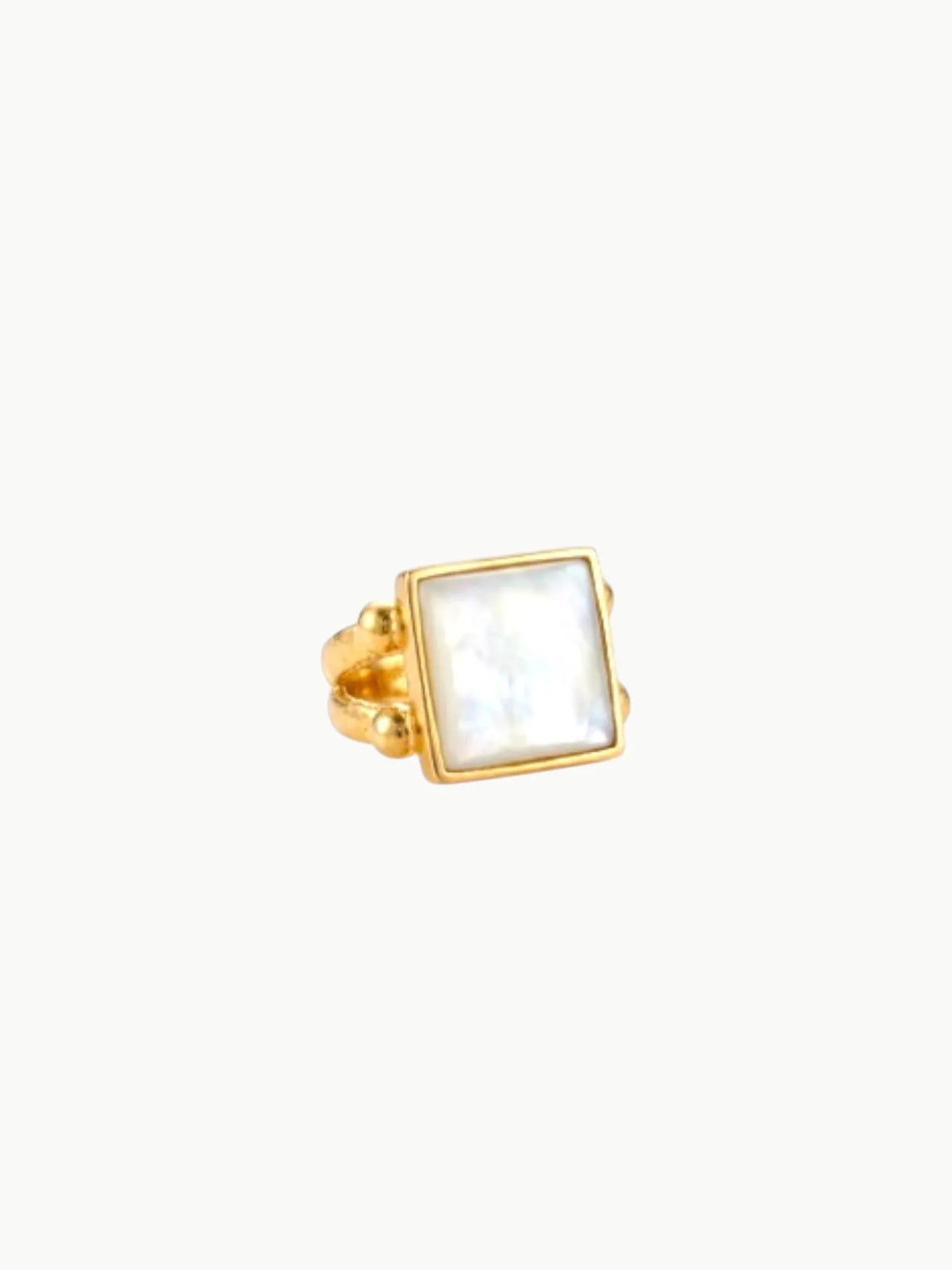 WILYMI Jewelry WILYMI Jewelry Mother of Pearl Square Ring in Adjustable - Jewelry | Queen Anna House of Fashion Women's Luxury Fashion