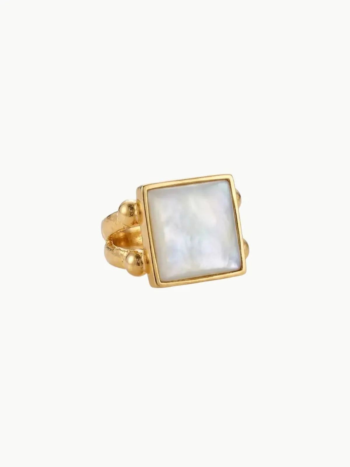 WILYMI Jewelry WILYMI Jewelry Mother of Pearl Square Ring in Adjustable - Jewelry | Queen Anna House of Fashion Women's Luxury Fashion