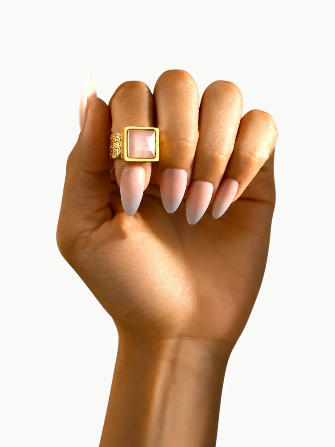 WILYMI Jewelry WILYMI Jewelry Rose Quartz Ring in Rose Quartz - Jewelry | Queen Anna House of Fashion Women's Luxury Fashion