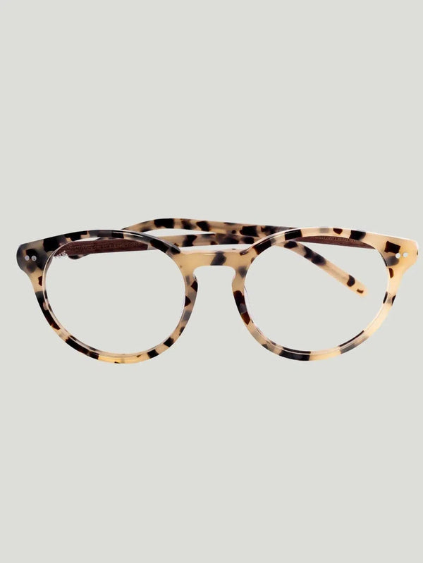Wooden Element Javier Clear Lens Glasses - Accessories, BIPOC Brand, Black Owned Brand, Blue Light Glasses, Brown, Eco-Conscious Brand, F/W'21, - Luxury Women's Fashion at Queen Anna House of Fashion