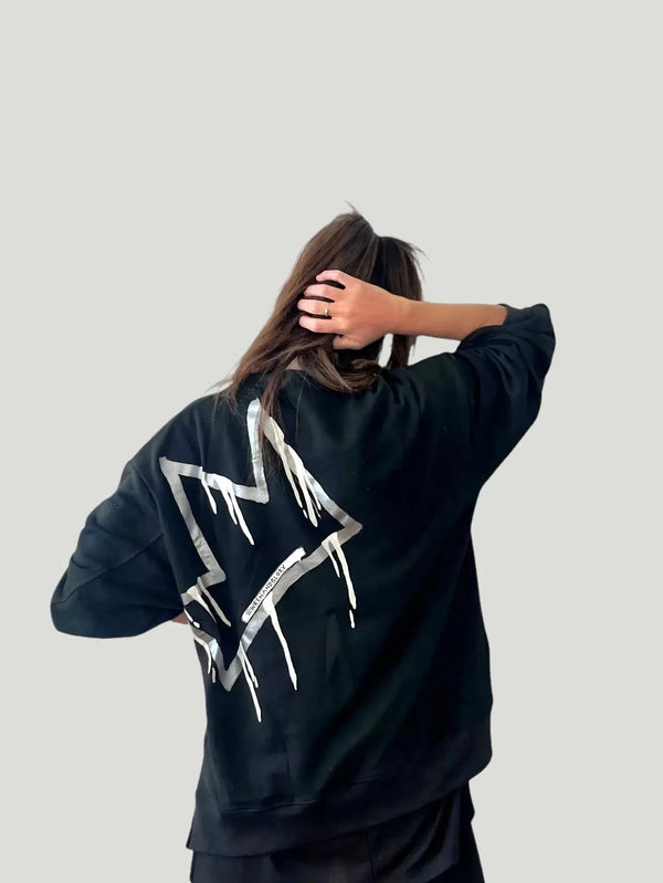 Wren + Glory 'My Crown' Hand-Painted Sweatshirt