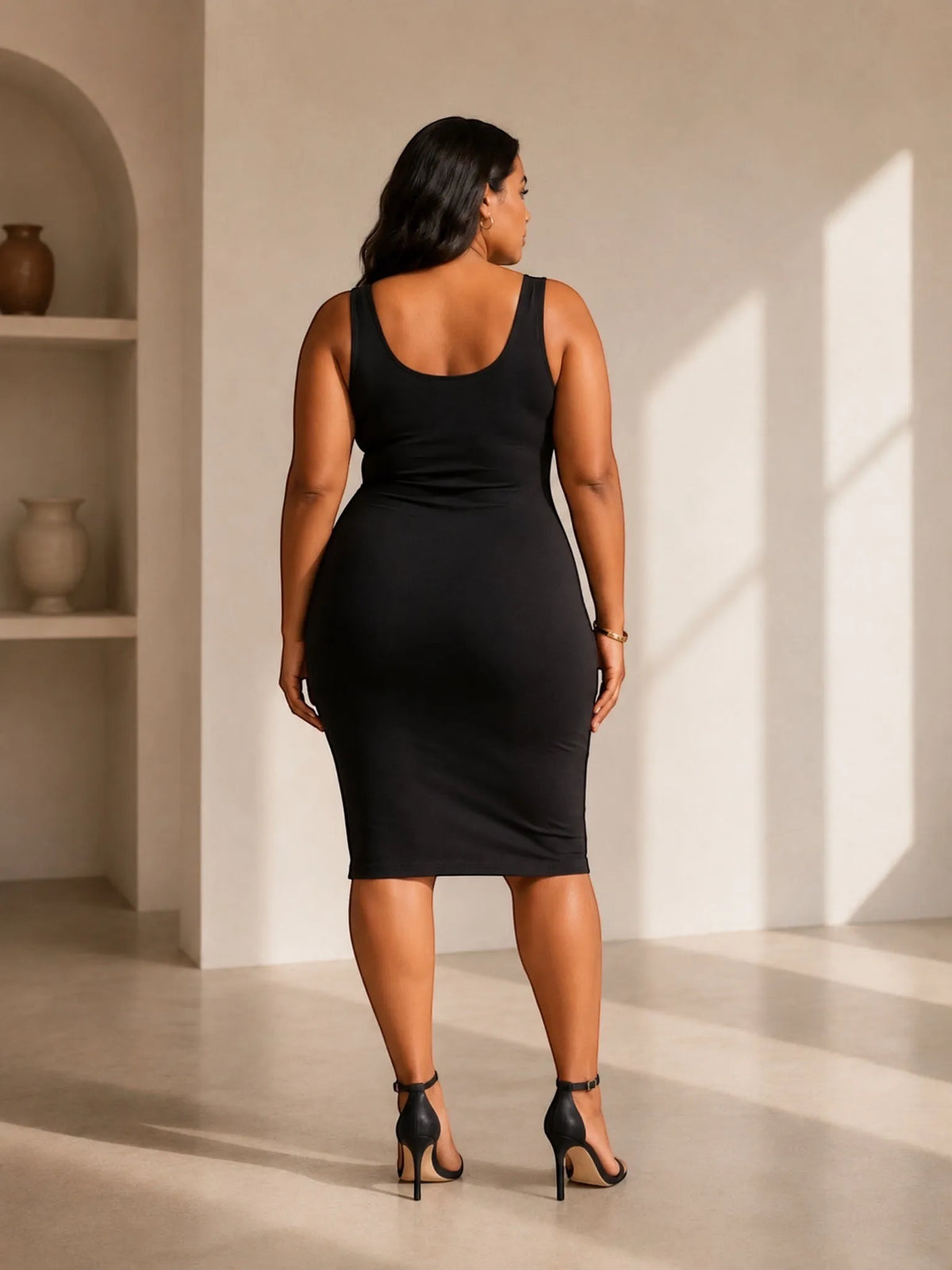 Yummie Yummie 2 Way Smoothing Dress in Black - Dress | Queen Anna House of Fashion Women's Luxury Fashion