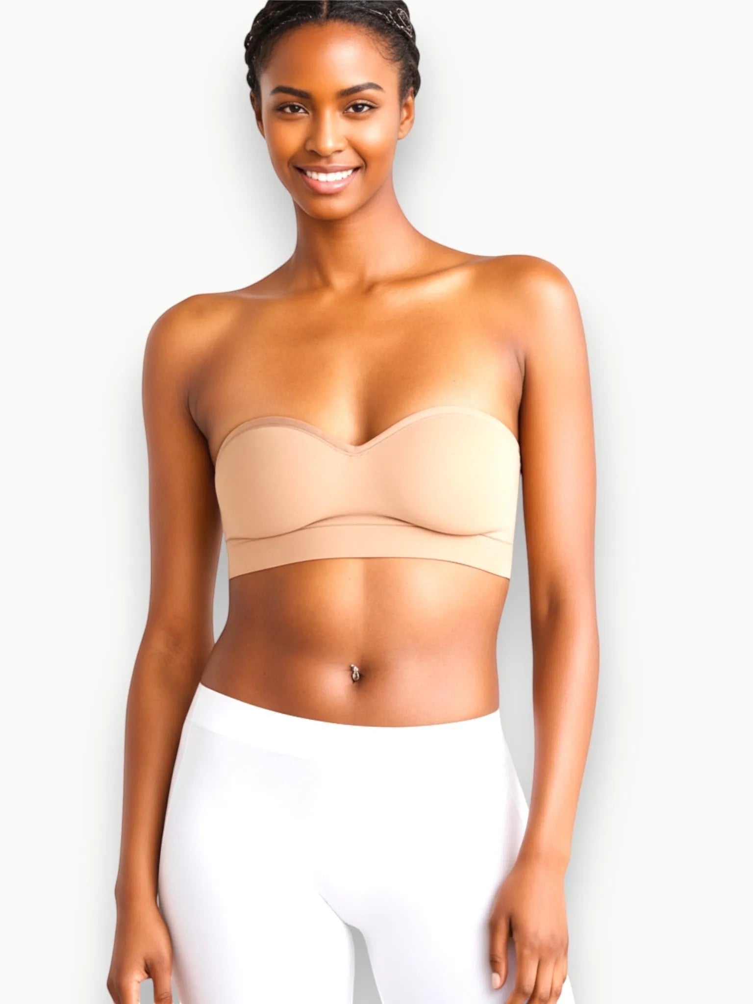 Yummie Yummie Peyton Strapless Convertible Bra in Almond - Lifestyle | Queen Anna House of Fashion Women's Luxury Fashion