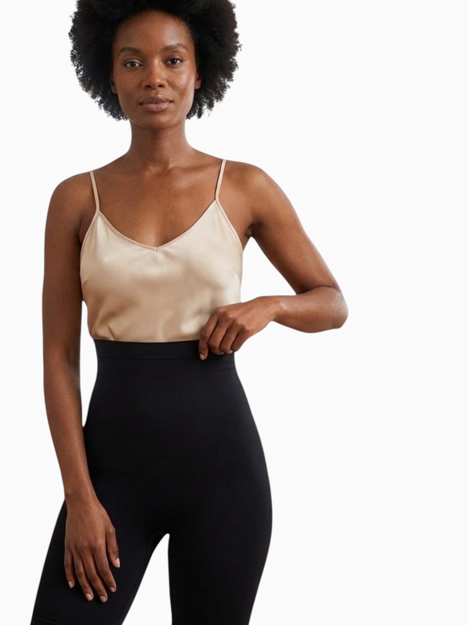 Yummie Yummie Seamless High Waist Thigh Shaper in Black - Lifestyle | Queen Anna House of Fashion Women's Luxury Fashion