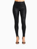 Yummie Yummie Stretch and Shine Faux Leather Shaping Legging in Black - Bottom | Queen Anna House of Fashion Women's Luxury Fashion