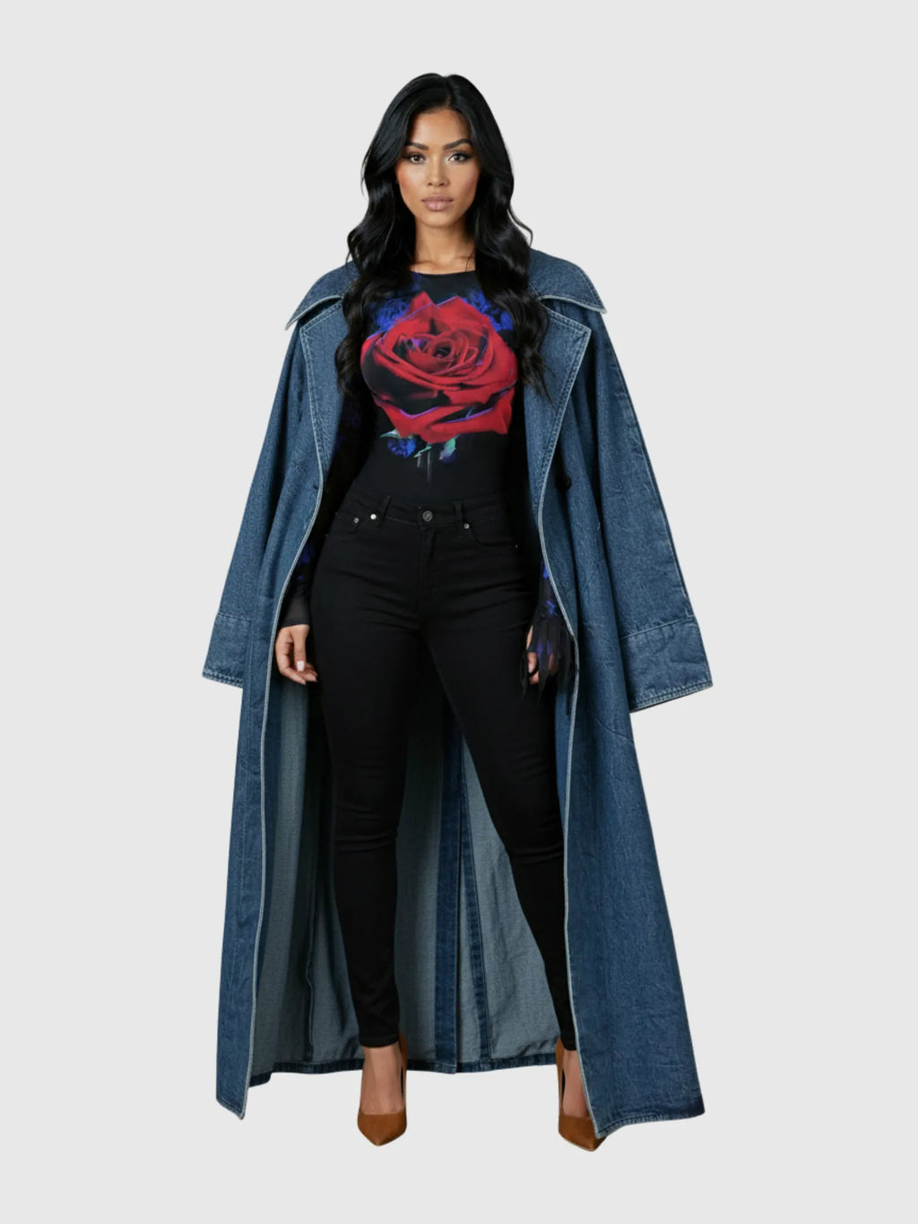 AFRM AFRM Realism Rose Beyla Top in M - Top | Queen Anna House of Fashion Women's Luxury Fashion