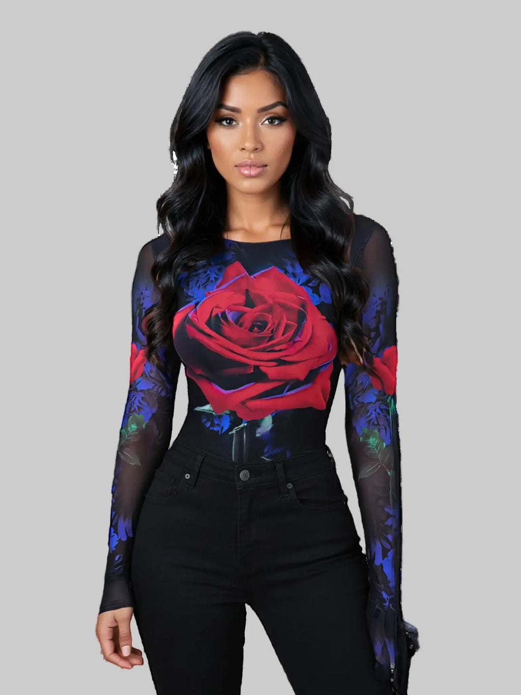 AFRM AFRM Realism Rose Beyla Top in M - Top | Queen Anna House of Fashion Women's Luxury Fashion