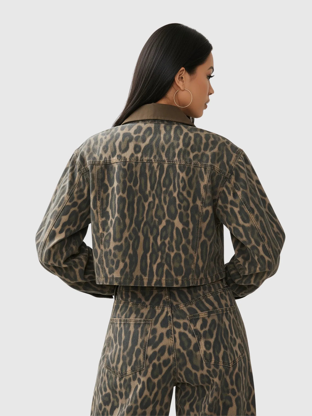 AFRM AFRM Wrenley Camo Leopard Jacket in XS - Outerwear | Queen Anna House of Fashion Women's Luxury Fashion