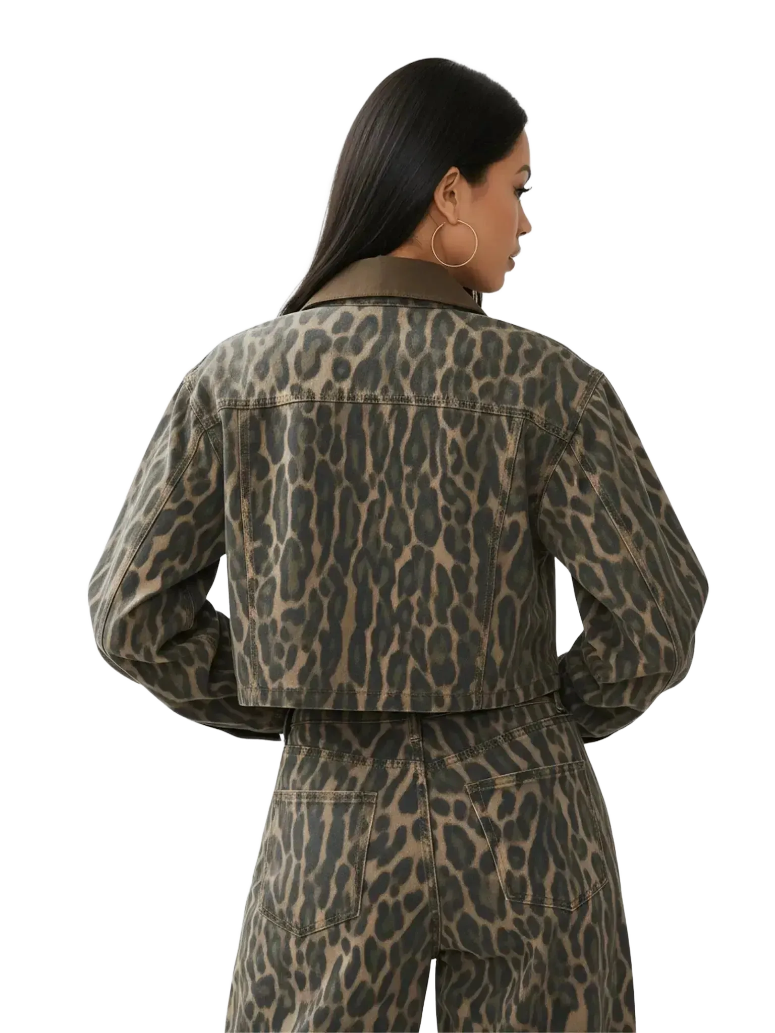 AFRM AFRM Wrenley Camo Leopard Jacket in XS - Outerwear | Queen Anna House of Fashion Women's Luxury Fashion