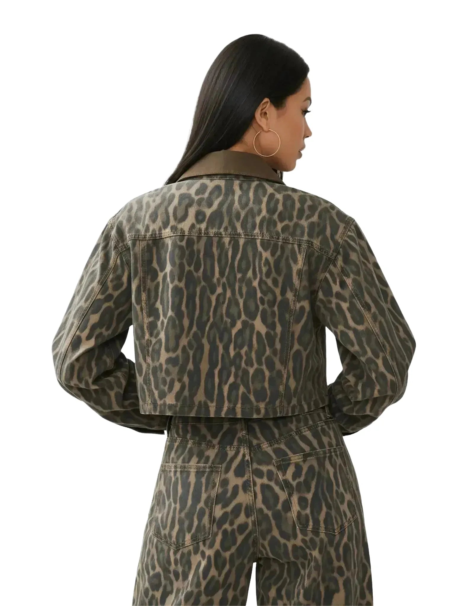 AFRM AFRM Wrenley Camo Leopard Jacket in XS - Outerwear | Queen Anna House of Fashion Women's Luxury Fashion