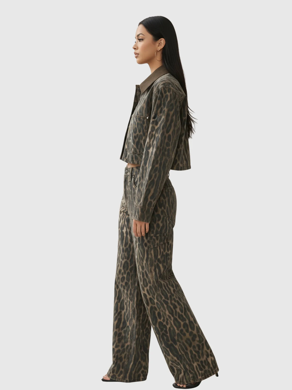 AFRM AFRM Wrenley Camo Leopard Jacket in XS - Outerwear | Queen Anna House of Fashion Women's Luxury Fashion