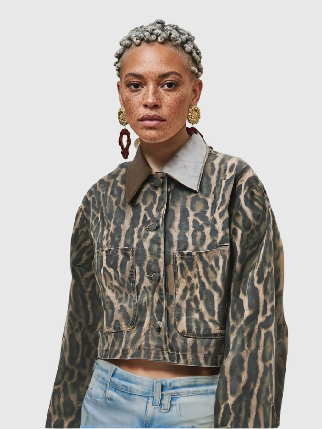 AFRM AFRM Wrenley Camo Leopard Jacket in XS - Outerwear | Queen Anna House of Fashion Women's Luxury Fashion