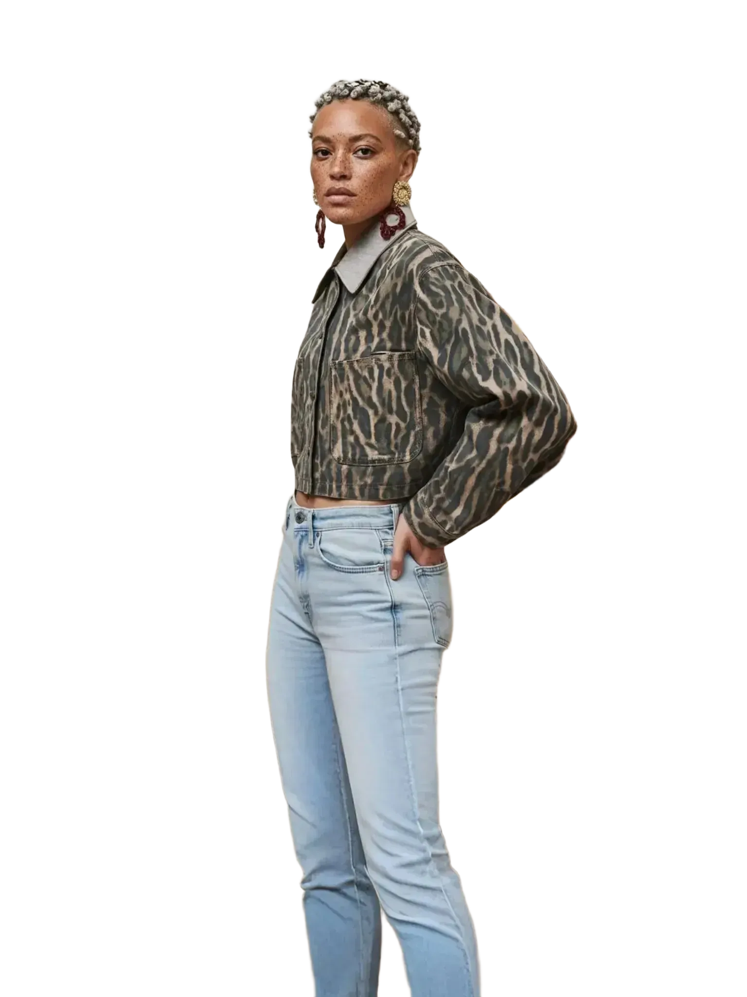 AFRM AFRM Wrenley Camo Leopard Jacket in XS - Outerwear | Queen Anna House of Fashion Women's Luxury Fashion