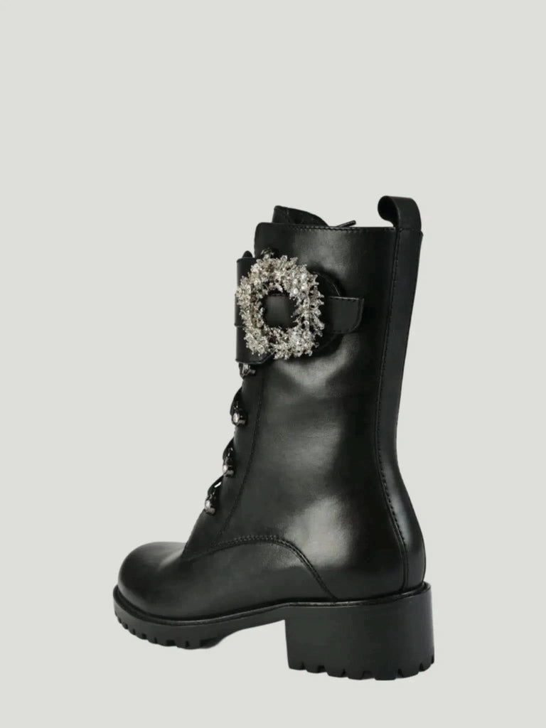 Allegra James Allegra James Win Combat Boots in 6.5 - Shoes | Queen Anna House of Fashion Women's Luxury Fashion