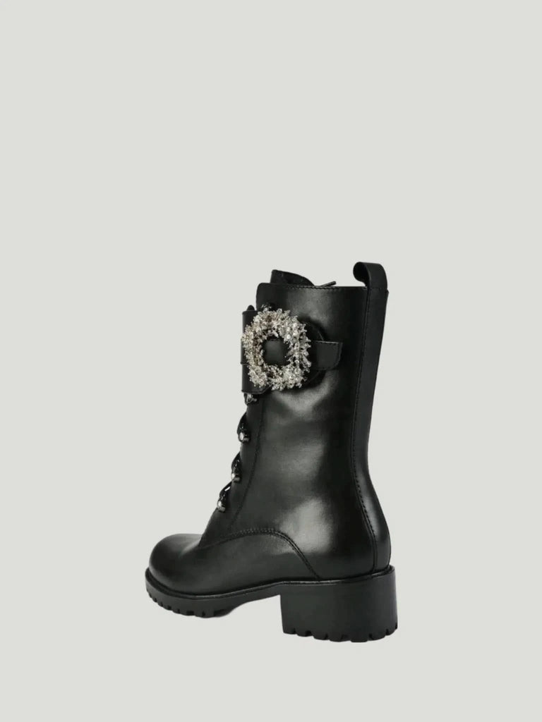 Allegra James Allegra James Win Combat Boots in 6.5 - Shoes | Queen Anna House of Fashion Women's Luxury Fashion