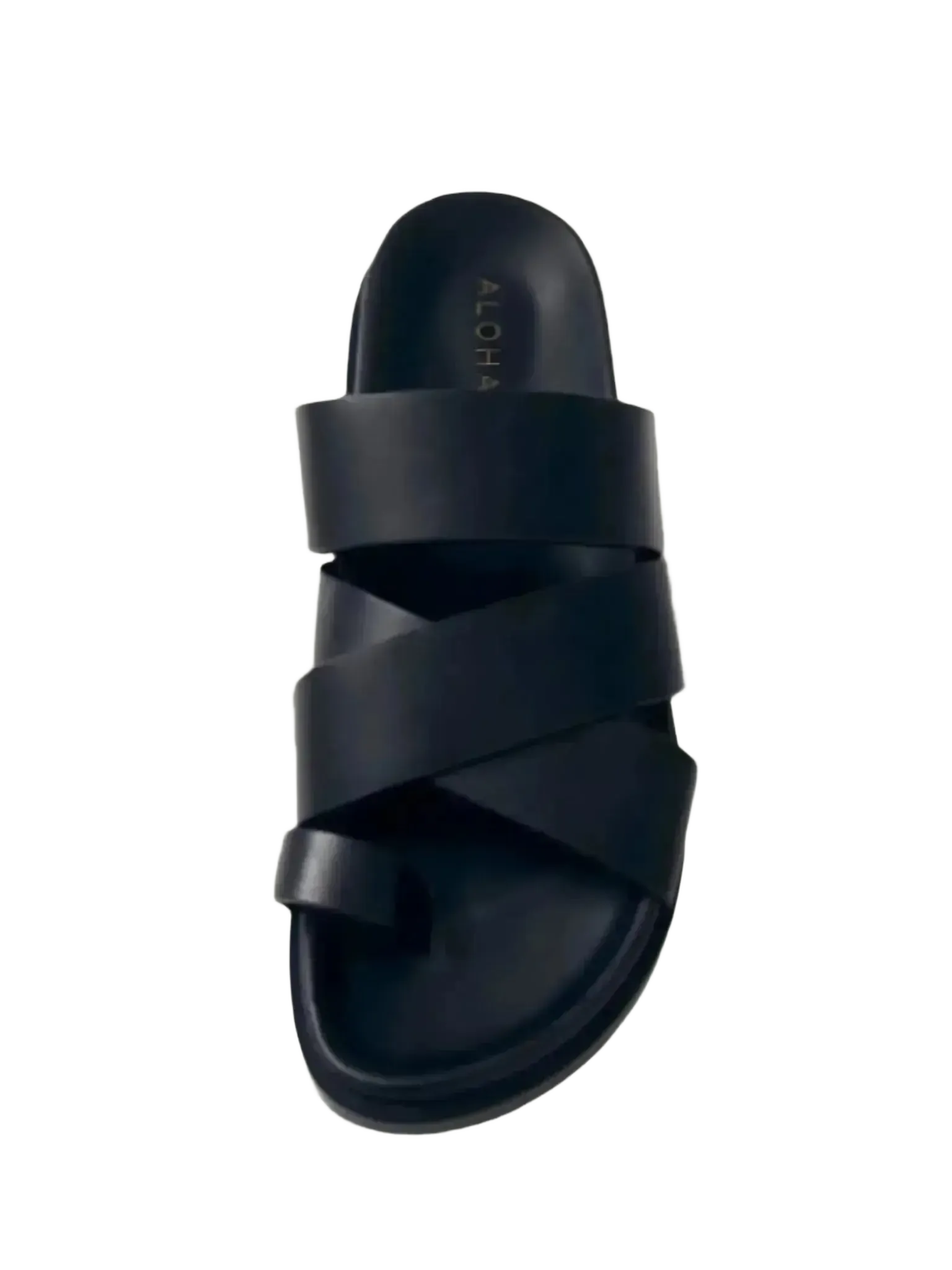 Alohas Alohas Harllow Black Leather Sandals in Black - Shoes | Queen Anna House of Fashion Women's Luxury Fashion