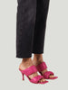 Alohas Alohas Twist Strap Magenta Leather Sandals in 36 - Shoes | Queen Anna House of Fashion Women's Luxury Fashion