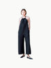 Alohas Yona Black Jumpsuit front view | Queen Anna House of Fashion