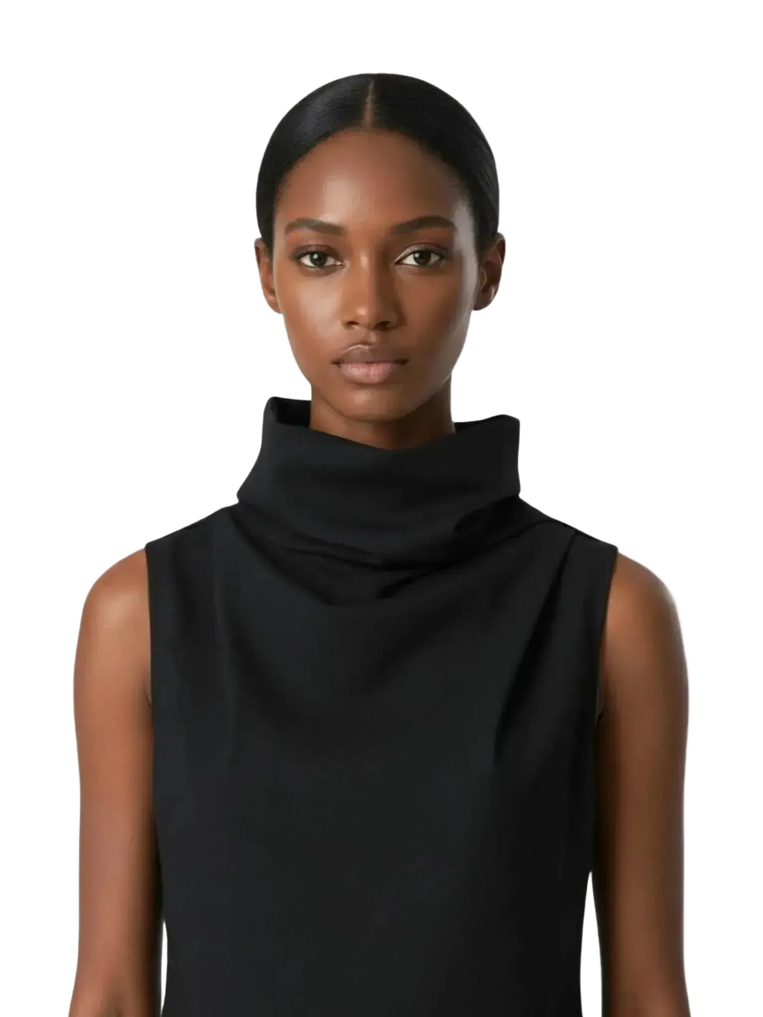 Article X Article X Veiled Turtleneck Top in XL - Top | Queen Anna House of Fashion Women's Luxury Fashion
