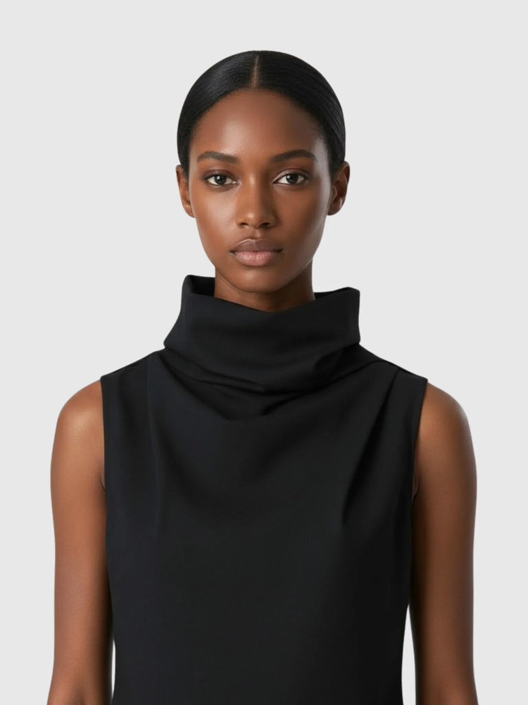 Article X Article X Veiled Turtleneck Top in XL - Top | Queen Anna House of Fashion Women's Luxury Fashion