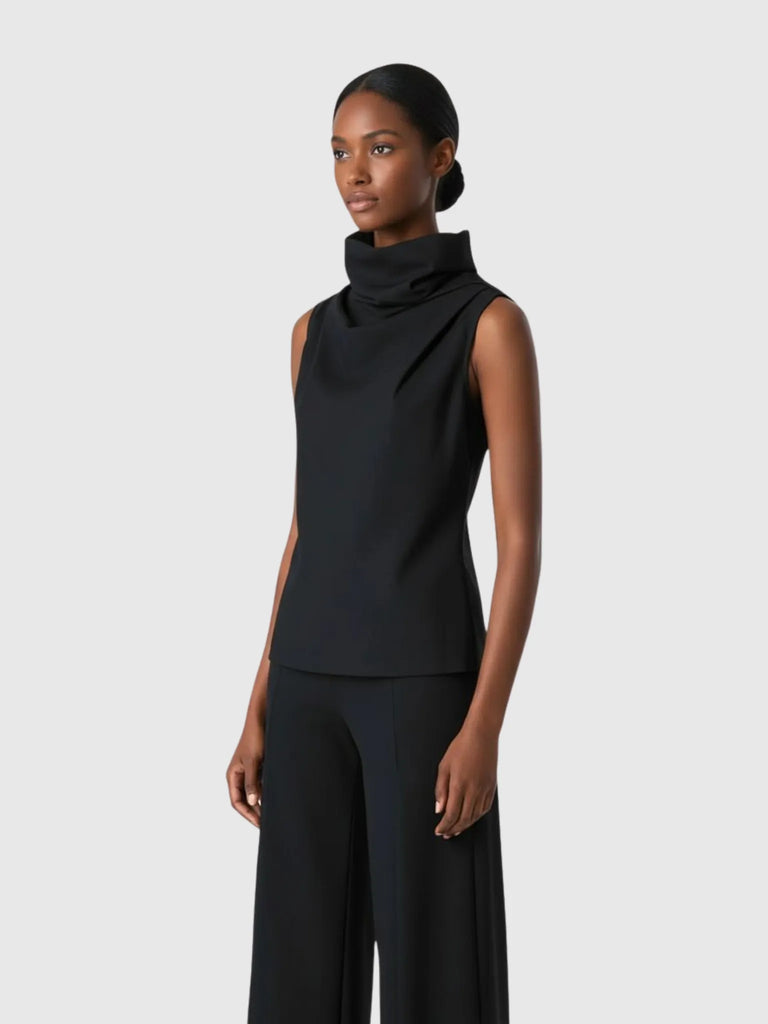 Article X Article X Veiled Turtleneck Top in XL - Top | Queen Anna House of Fashion Women's Luxury Fashion
