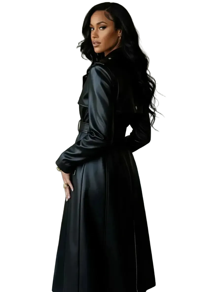 Azalea Wang Azalea Wang BUTTERCUP Trench Coat in S - Outerwear | Queen Anna House of Fashion Women's Luxury Fashion