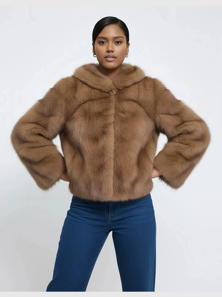 Azalea Wang Azalea Wang SUGAR Teddy Bear Coat in S - Outerwear | Queen Anna House of Fashion Women's Luxury Fashion