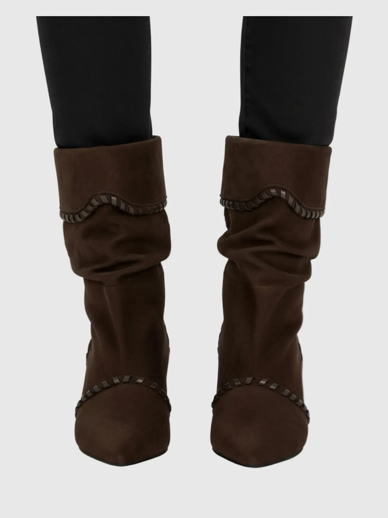 Azalea Wang Azalea Wang WINK Slouch Bootie in 6 - Shoes | Queen Anna House of Fashion Women's Luxury Fashion